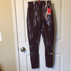 - SPANX faux patent leather  leggings size s new